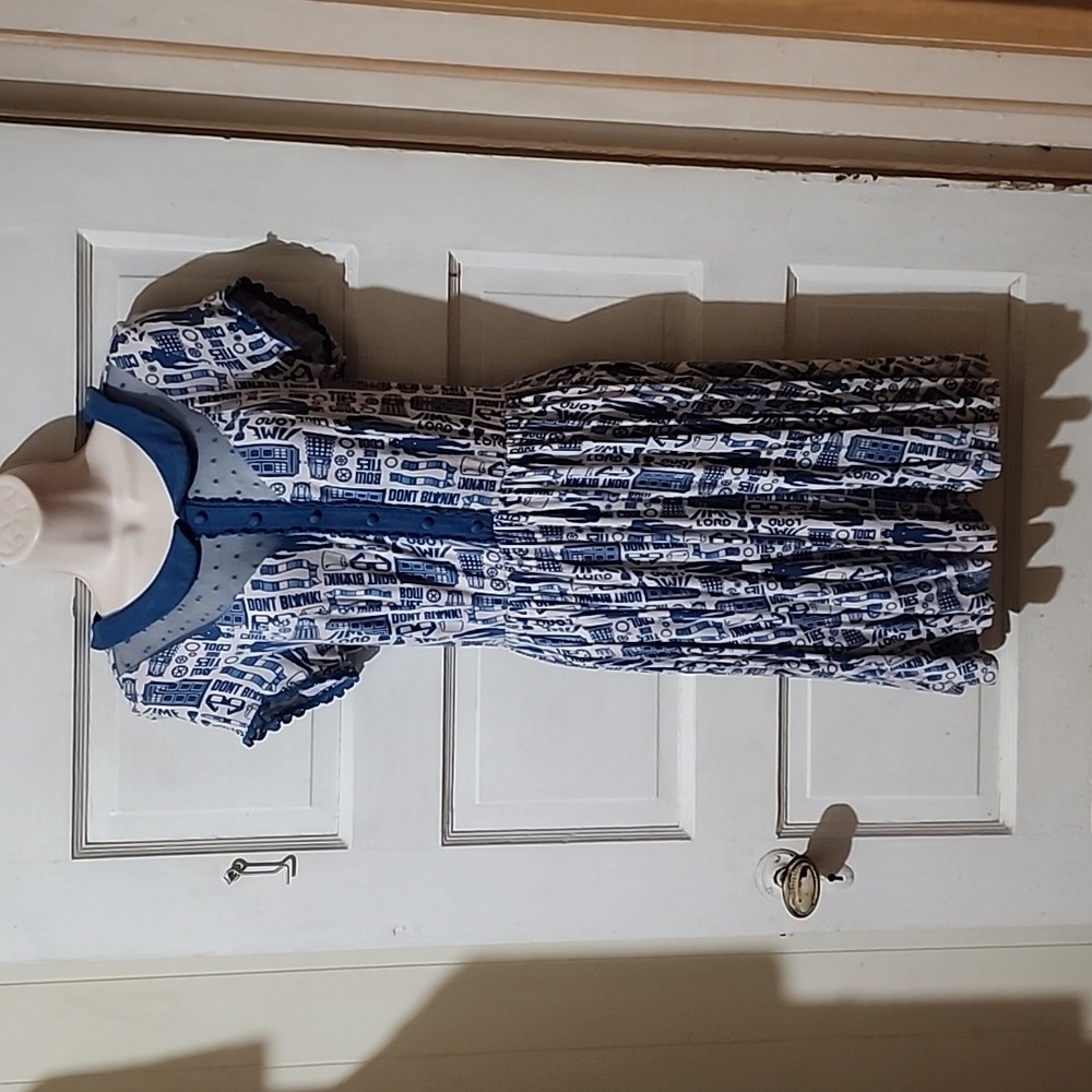 BBC Doctor Who Short Sleeve Fit & Flare Dress S Jrs